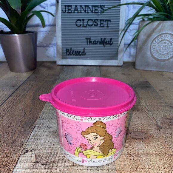 Vintage Disney Tupperware Princess Container Rare‎ 1980's Nostalgia Retro - Picture 1 of 9